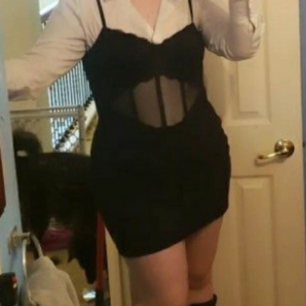 "say what?" size XL party dress